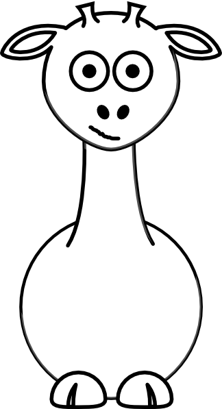 Cartoon Giraffe (324x597)