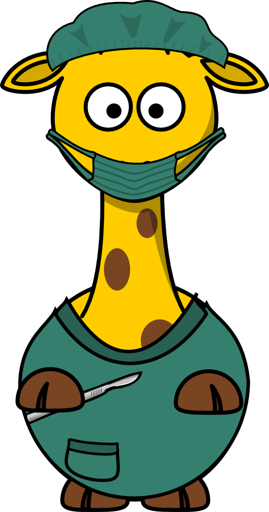 Cartoon Giraffe Doctor (1969x3741)