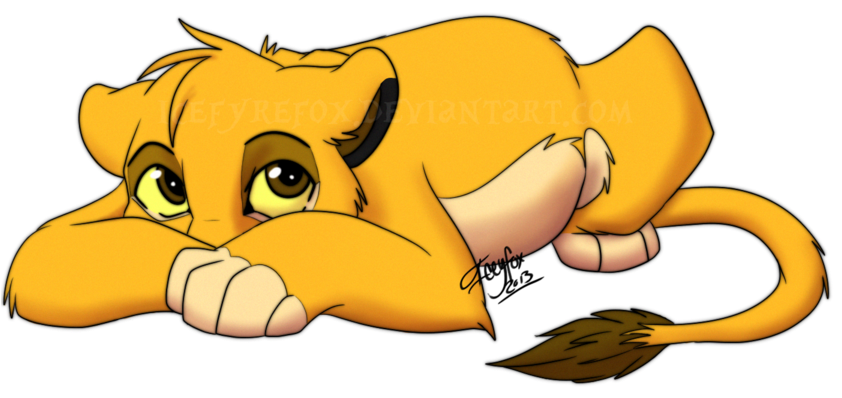 Simba By Icefyrefox - Cartoon (900x600)