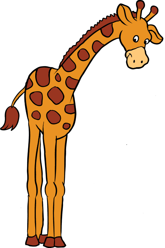 Žirafa - Žirafa Clip Art (534x800)