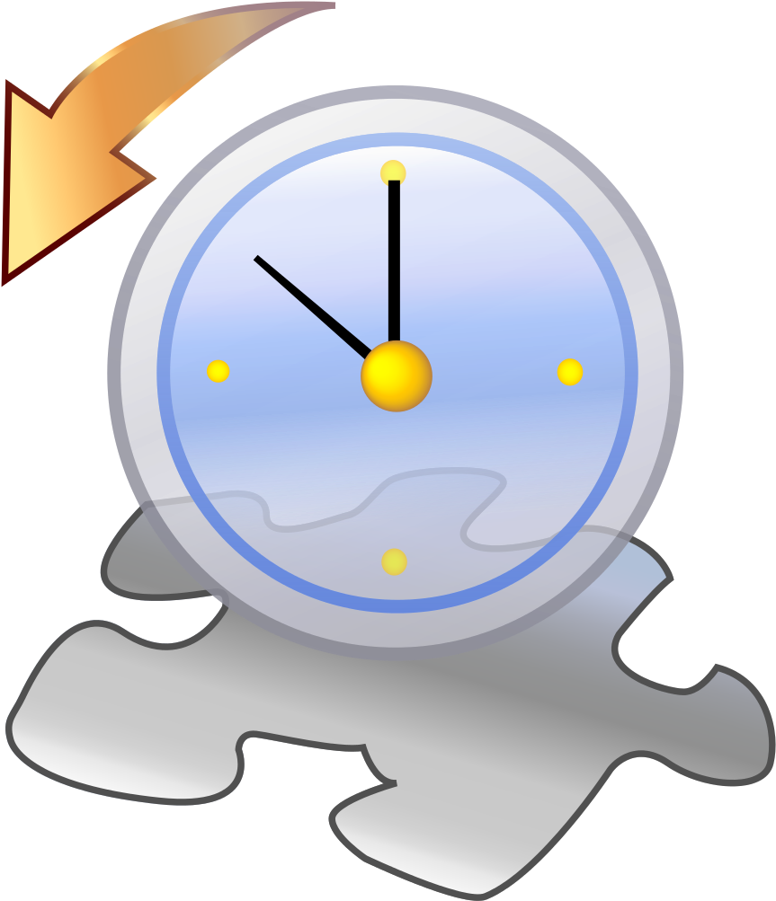 Time Clock - Drawing (876x1024)