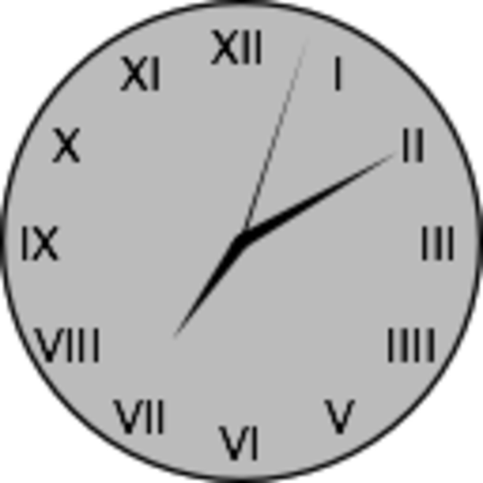 Simple Floating Clock - Wiz Khalifa Smiley Face (535x535)