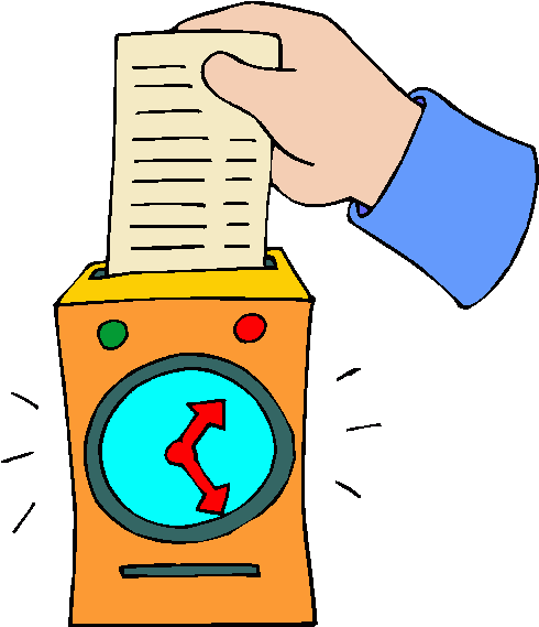 Timeclock - Clock In Clip Art (500x500)