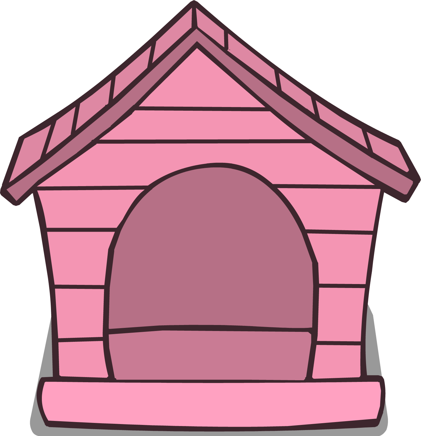 Pink House - Portable Network Graphics (1478x1532)