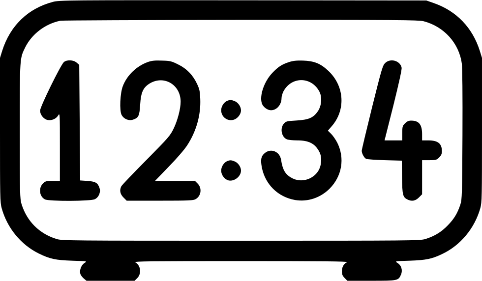 Digital Alarm Clock Comments - Digital Clock (980x572)