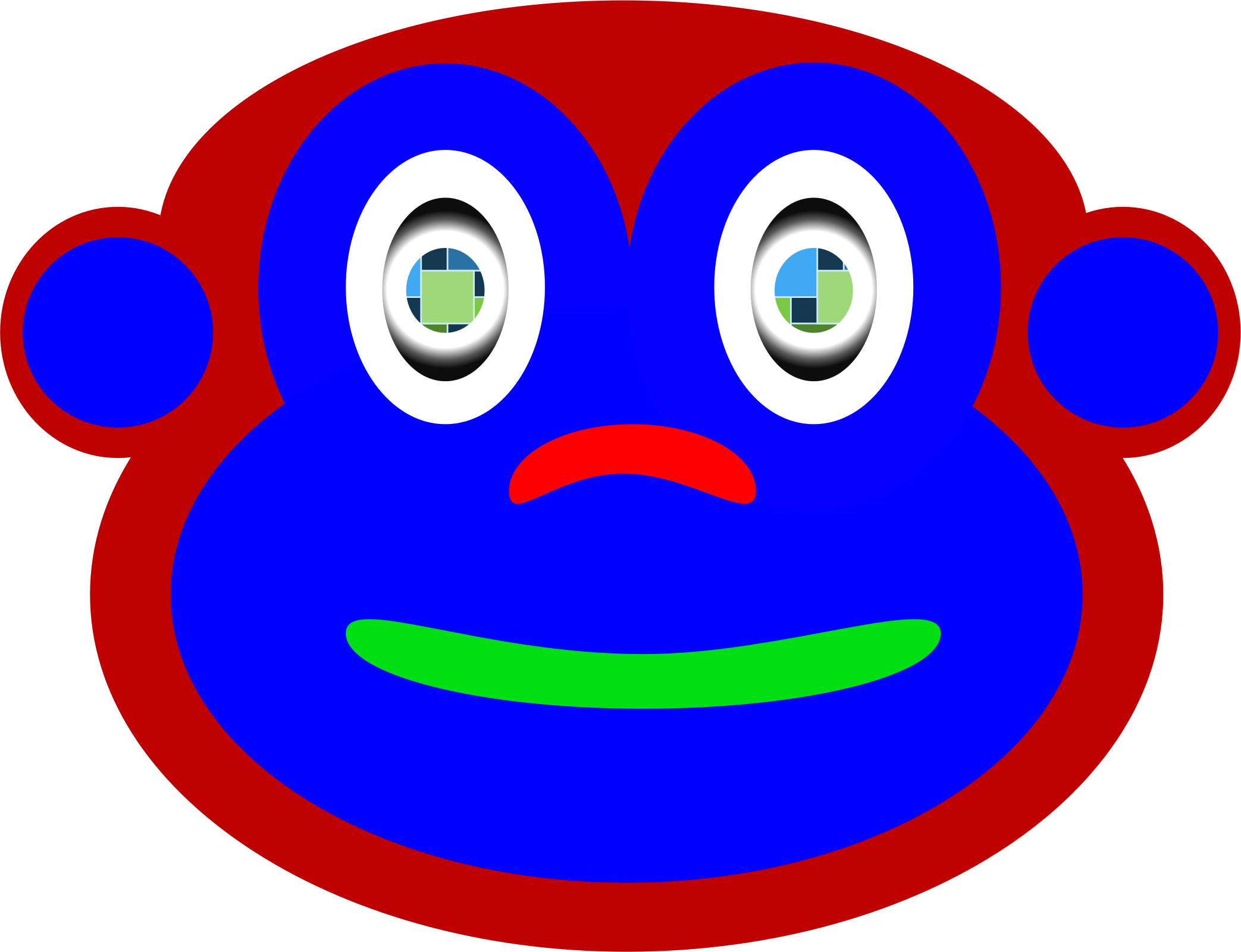 Monkey By Ragecomix340 - Smiley (2086x1601)