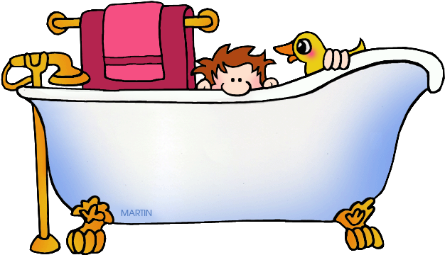 Bath Time - Bathtime Clip Art (648x379)