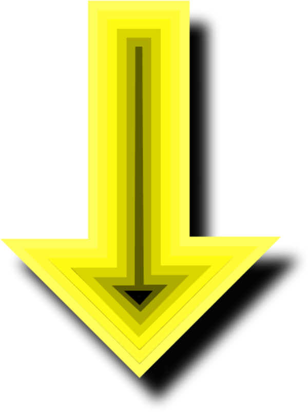 Arrow Pointing Down - Graphic Design (600x803)
