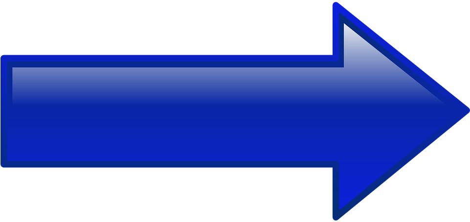 Button Arrow Blue Right Shape Pointing Arr - Vector Arrow (960x480)