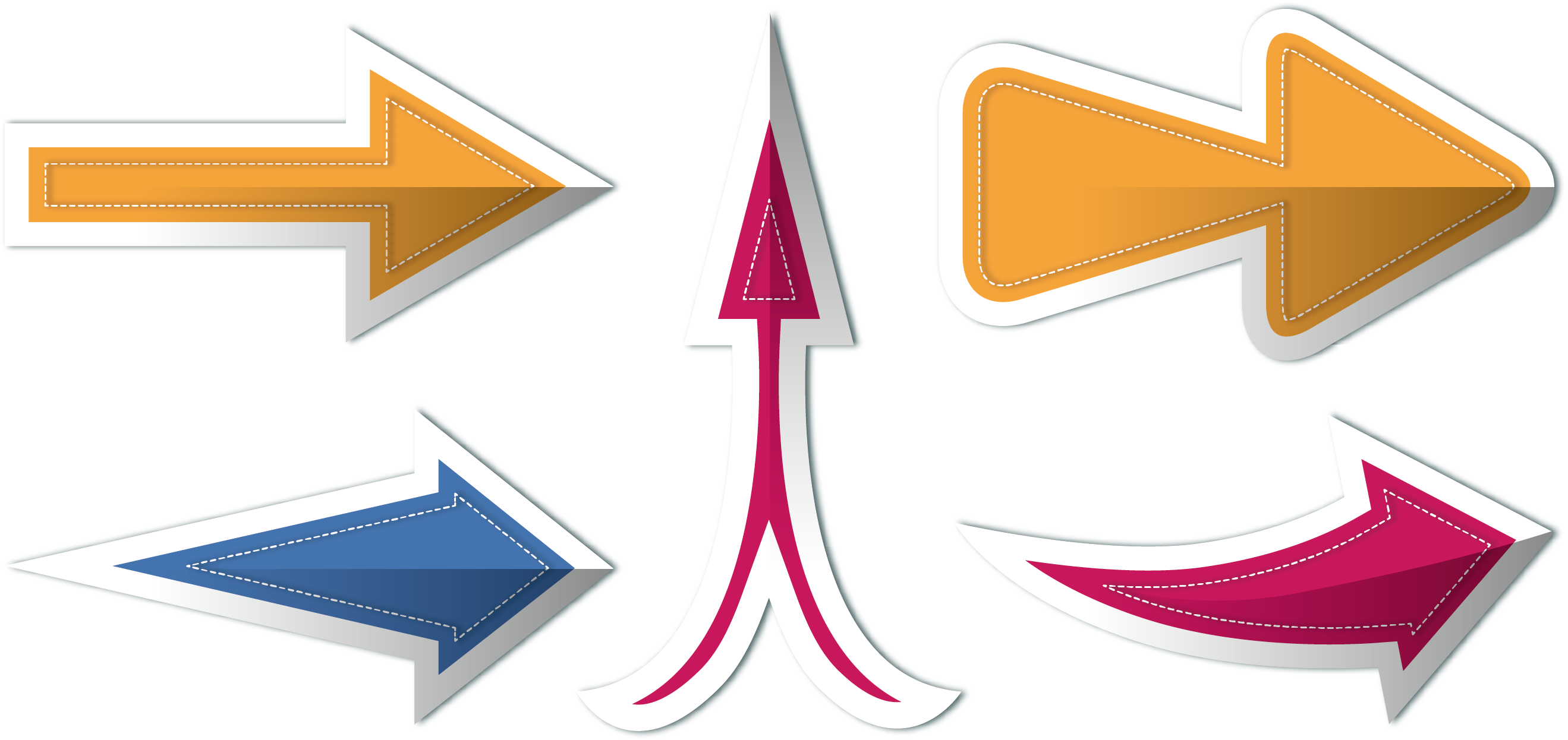 Arrow - Direction Vector - Arrow - Direction Vector (2638x1246)