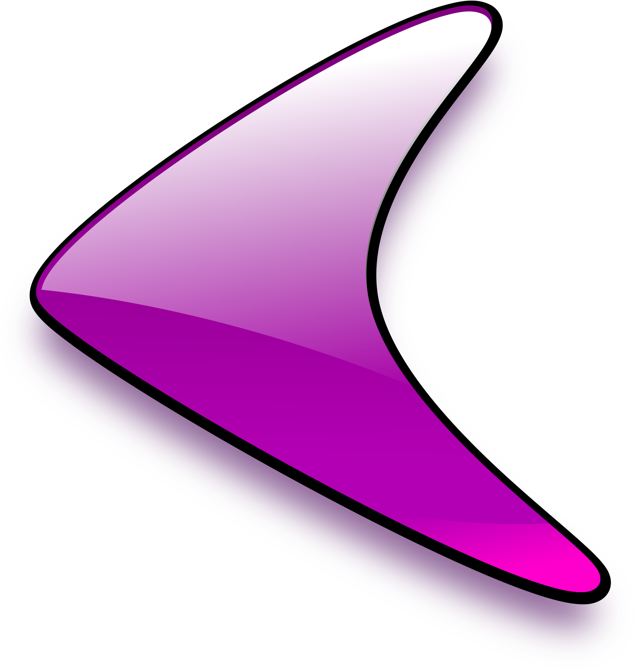Left Arrow - Glossy Arrow (2400x2400)