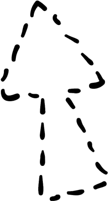 Up Broken Line Arrow Vector - Flechas Vector Sin Fondo (400x400)