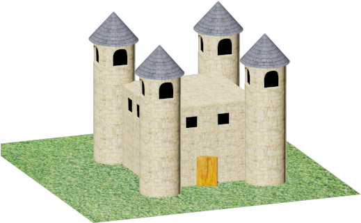 Basic 3d Castle Made In 3ds Maxs - Arch (640x480)