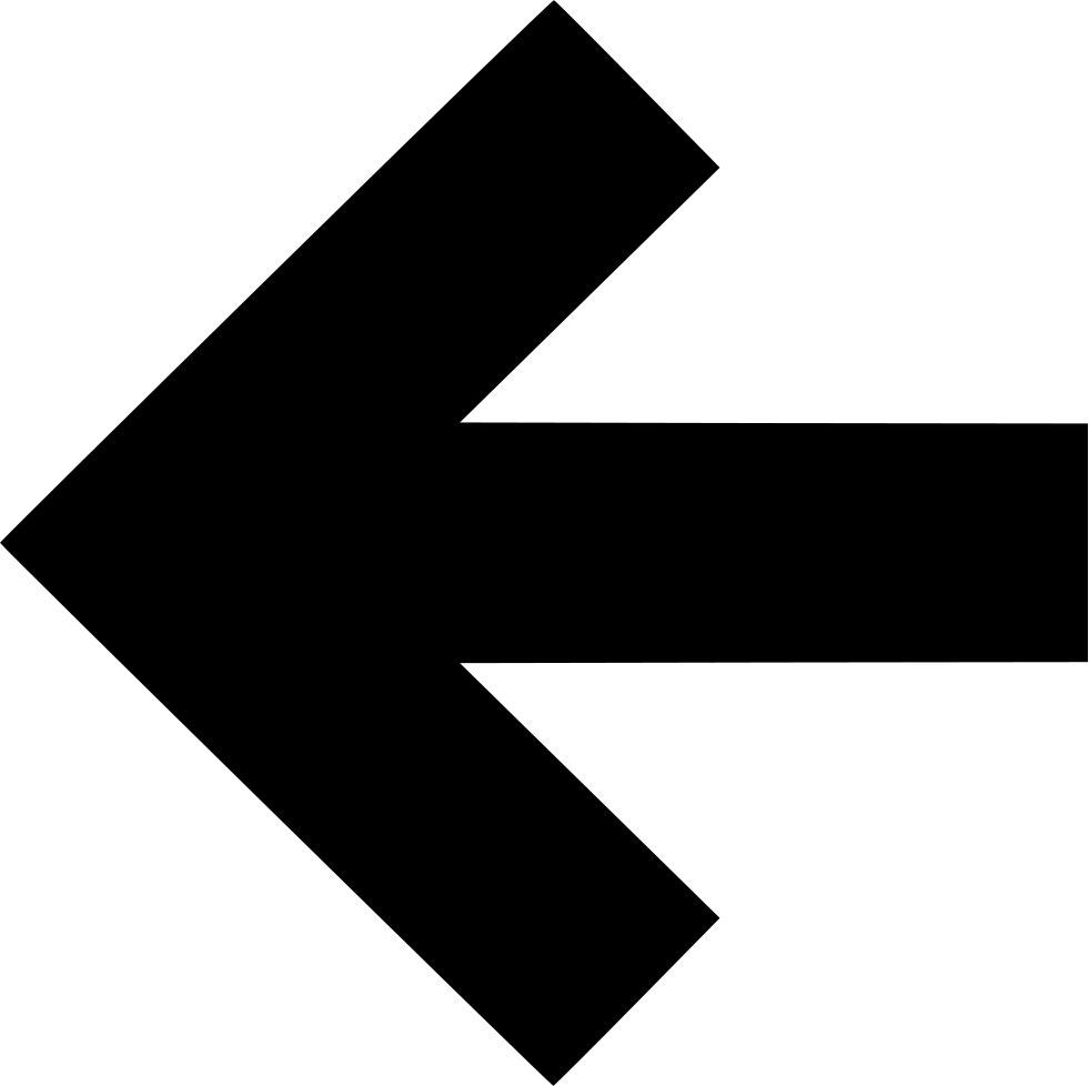 Png File - Arrow Pointing Left (981x978)