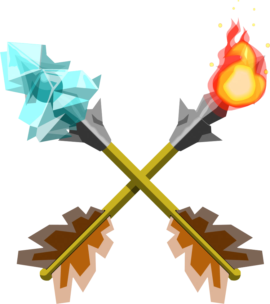 Fire & Ice Arrows - Fire Arrows (871x980)