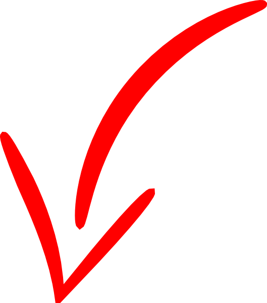 Youtube Marketing Red Arrows Clip Art - Red Arrow For Youtube (529x600)