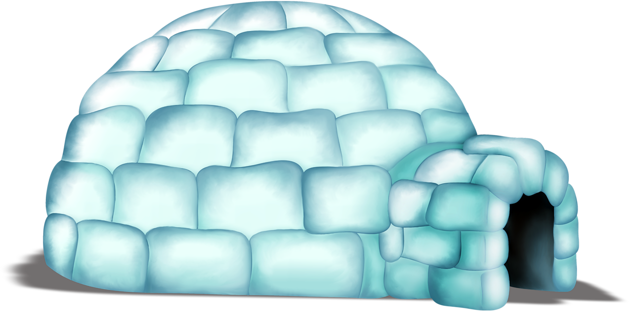Igloo Clipart (1280x636)