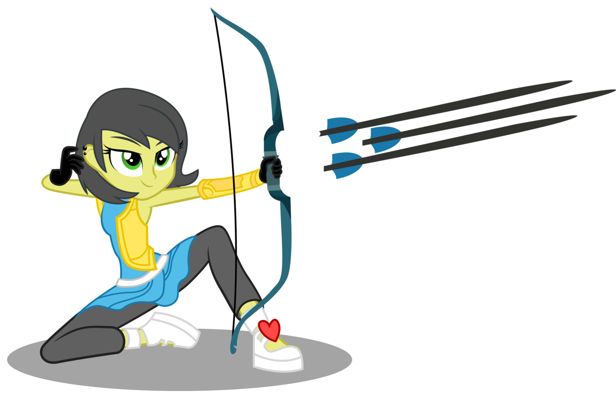 Archery, Arrow, Artist - Equestria Girls Archery Oc (1280x834)