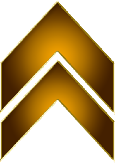 Double Arrow Brown Up - Arrow (591x591)
