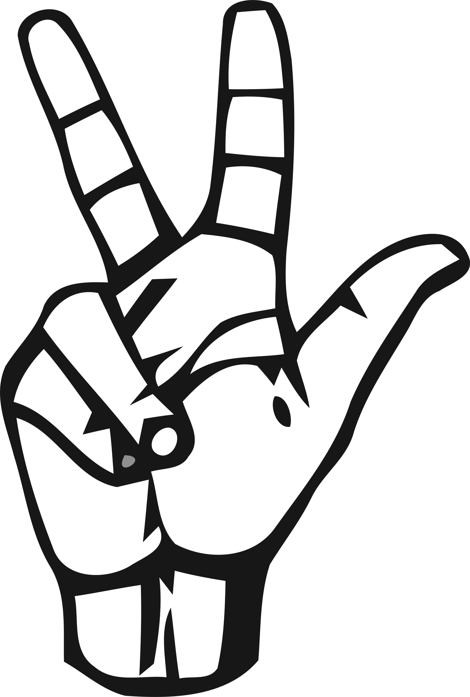 Big Image - Number 3 Sign Language (1620x2400)
