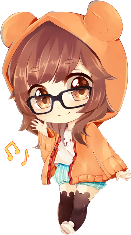 Chica Chibi Anime (500x830)