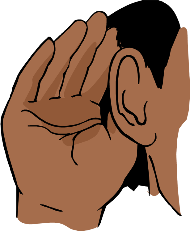Ear Clipart - Listening Ears Clip Art (644x750)