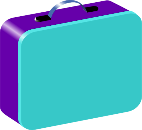 Clipart Lunch Box Transparent (600x548)