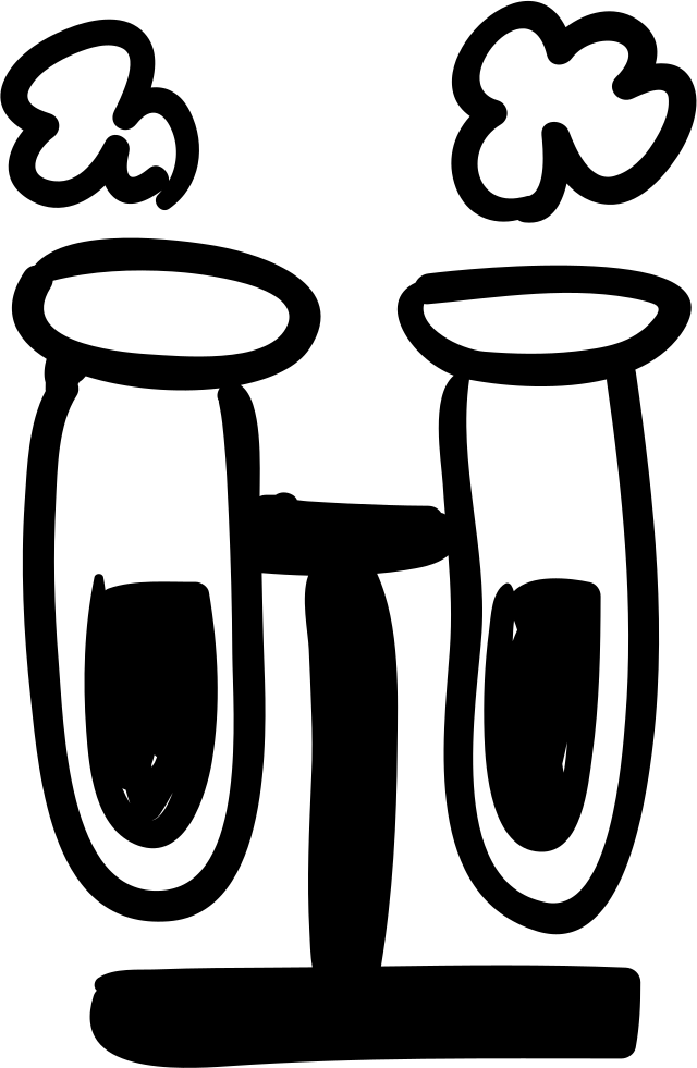 Test Tubes Hand Drawn Science Tools Comments - Test Tubes Hand Drawn Science Tools Comments (640x981)