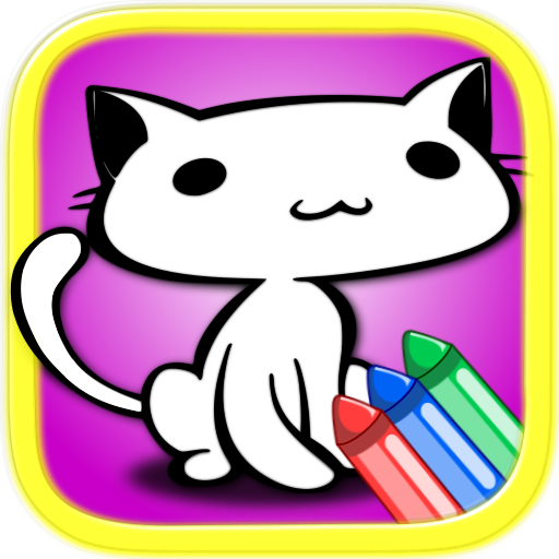 Cute Cats Coloring Book Becreative - Android (512x512)