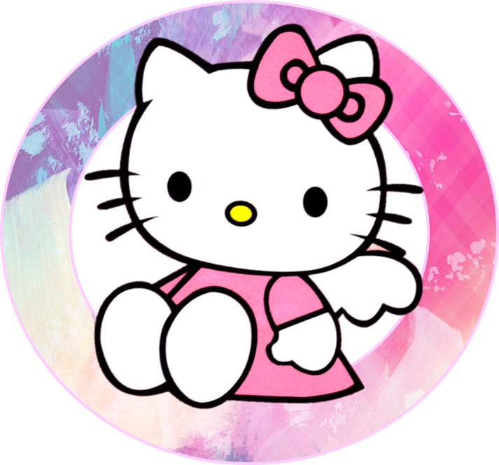 Hello Kitty Printable Clipart - Pink Hello Kitty (713x665)