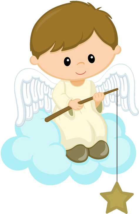 Gifs Y Fondos Pazenlatormenta - Anjinhos Para Batizado Menina Png (477x737)
