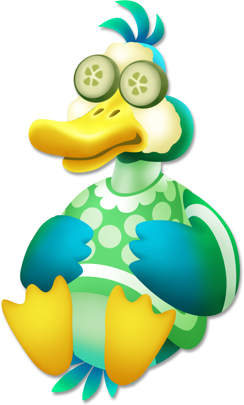 Ducks - Duck In Hay Day (1365x1365)