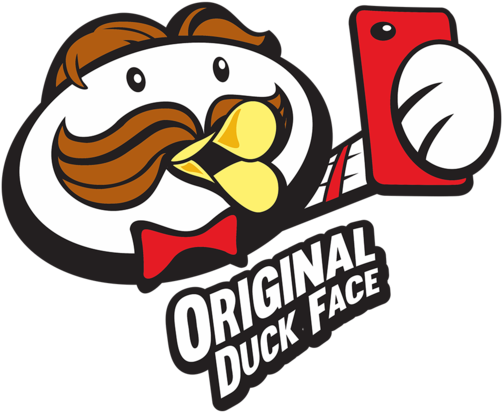 The Original Duck Face - Pringles (571x495)