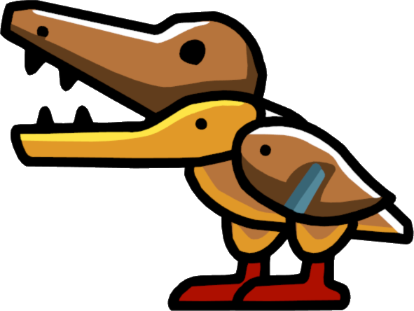 Scribblenauts Unlimited - Crocoduck (591x444)