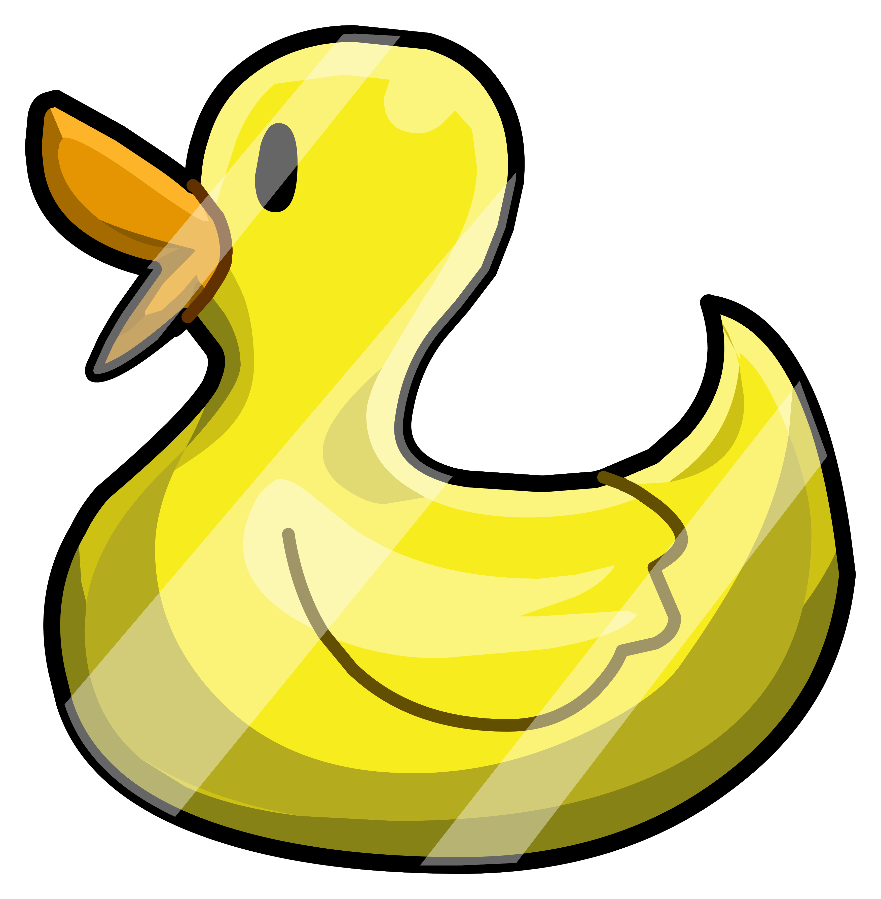 Png Transparent Rubber Duck (3500x3570)