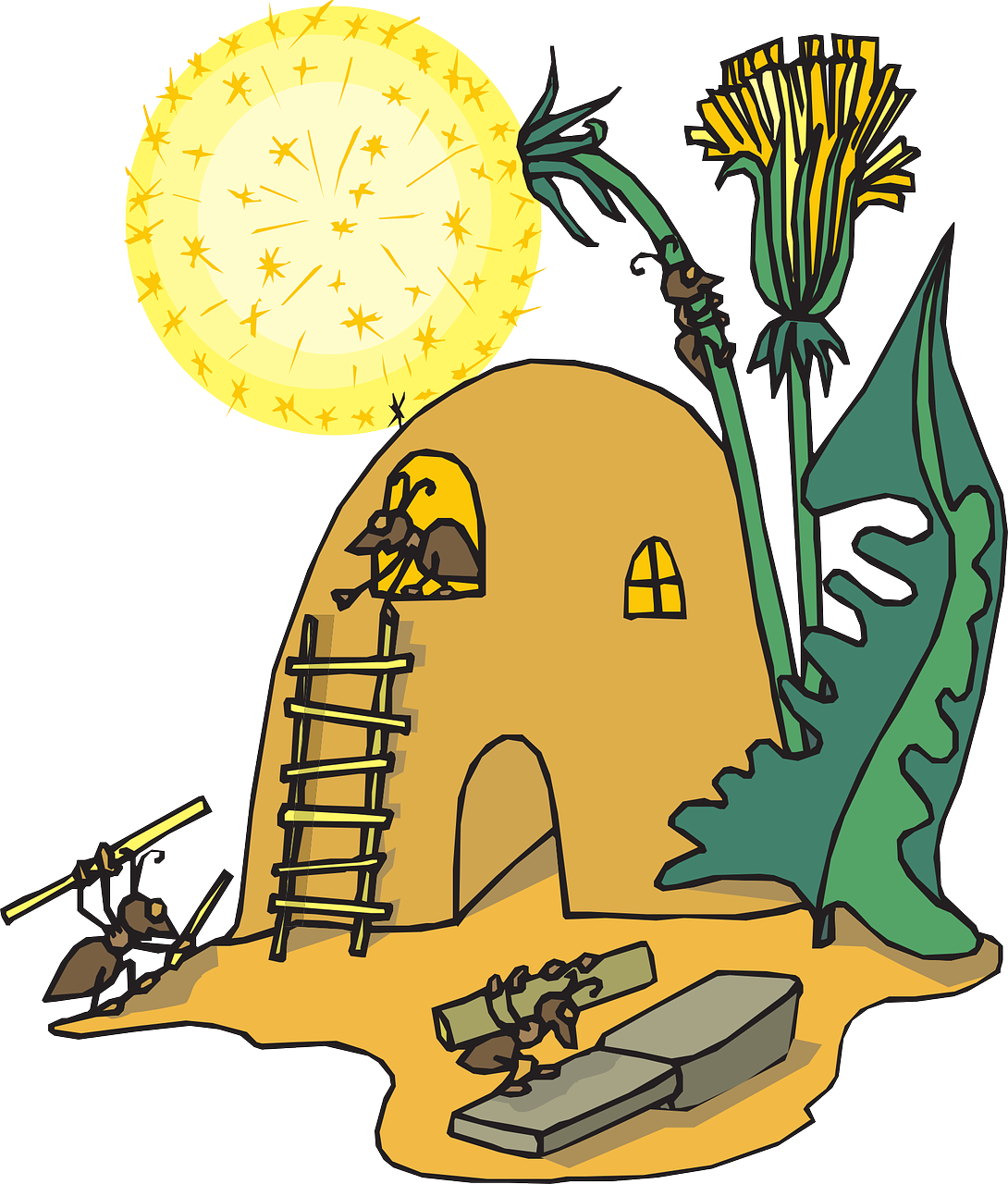 Ant Facts For Kids Cool Kid Facts - Ant And The Grasshopper (1090x1280)