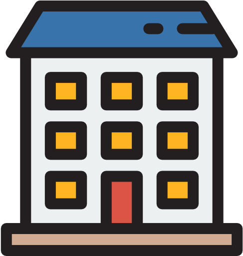 Apartment, Apartments, Real Estate, Residential, Block, - Apartment Clipart Png (512x512)