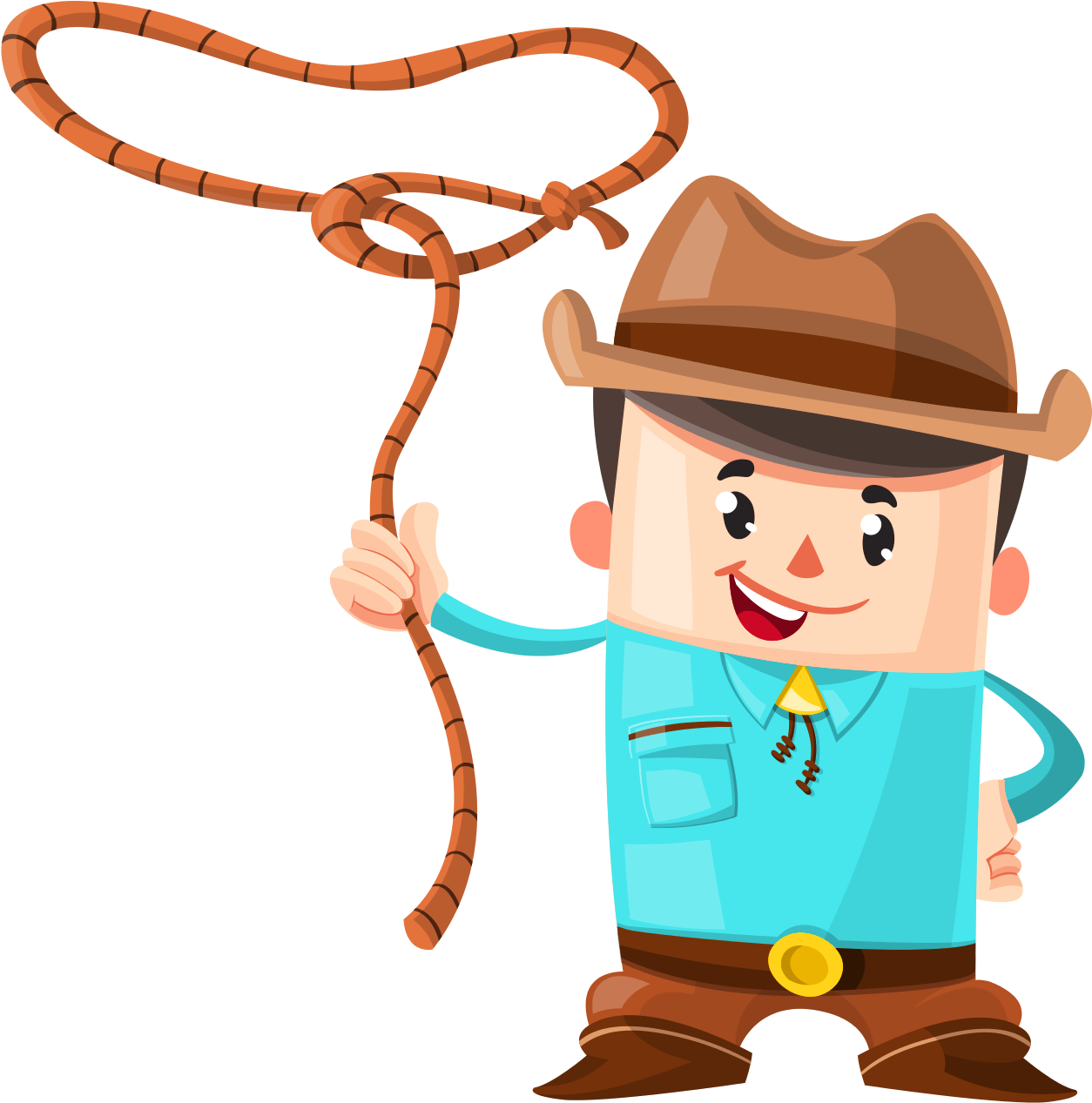 Cowboy Vector Png Image - Cowboy Vector (1452x1467)