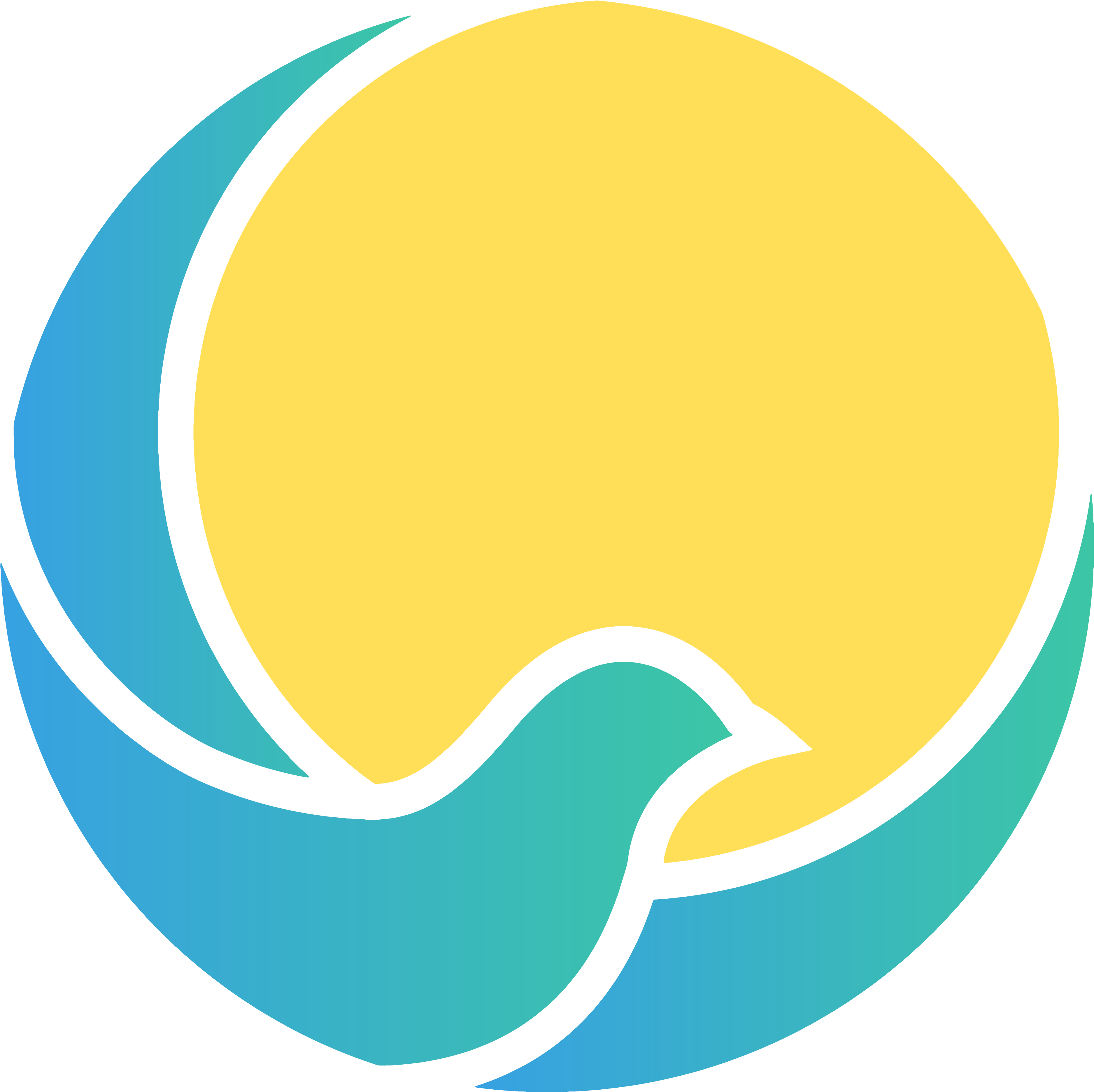 Logo - Turquoise And Yellow Logo (4167x4167)
