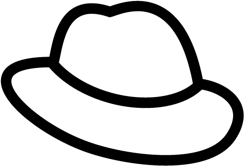 Redhat Icon - Line Art (512x512)