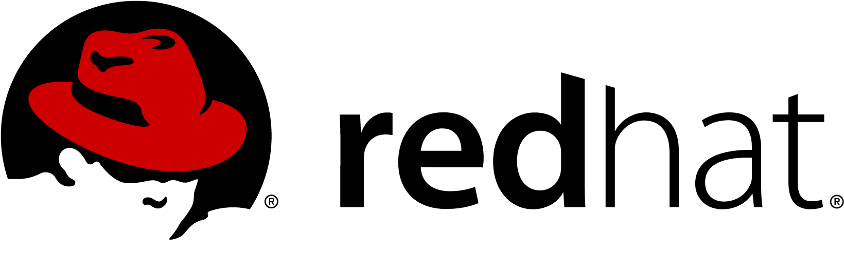 Redhat - Red Hat Linux Logo (1825x713)