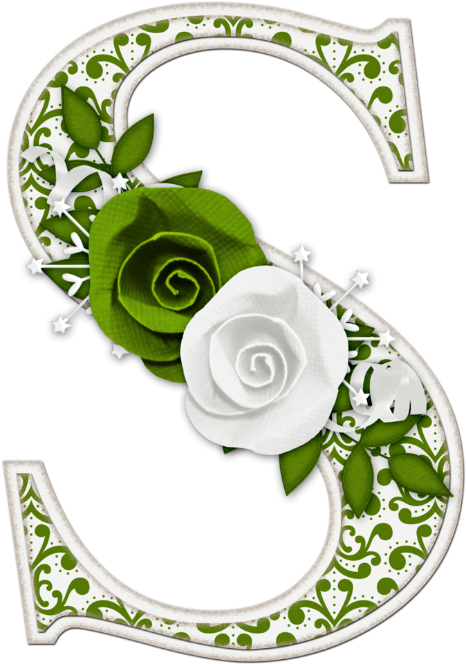 Letras Decorativasletras De Floresdiseños - Alphabet (778x1024)