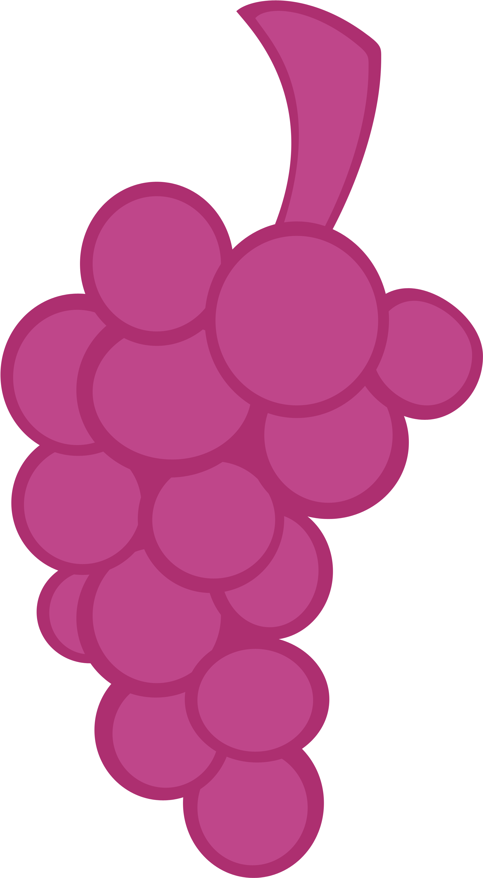Cutie Mark - Mlp Grape Cutie Mark (3400x4675)
