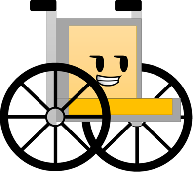 Wheelchair - Wheel Vector (393x350)