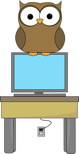 Owl Classroom Computer Technology Expert Clip Art - Classroom (257x500)