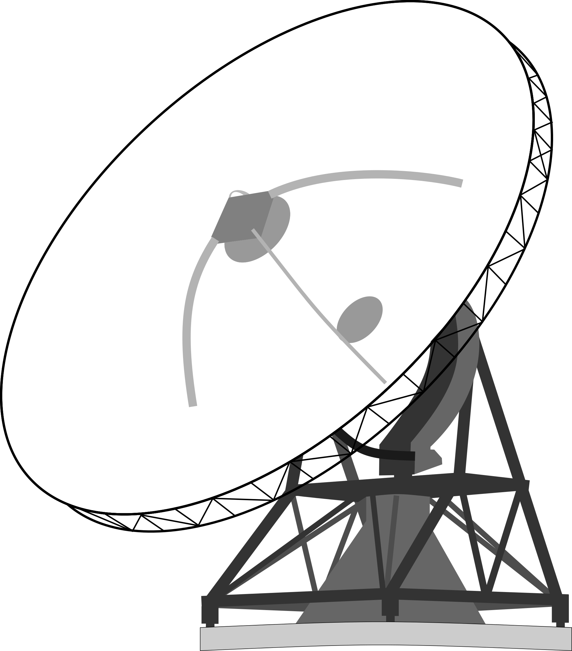 Open - Satellite Earth Station Drawing (2000x2275)