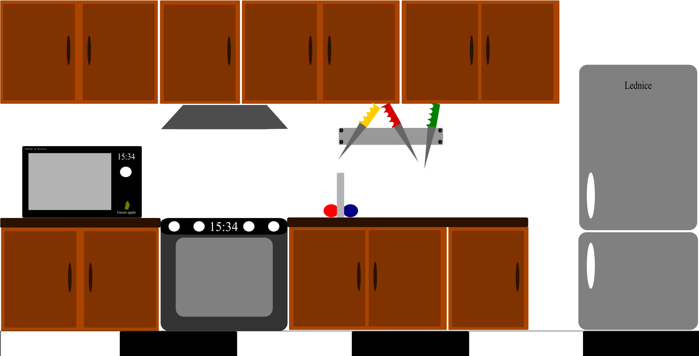 Cartoon Kitchen Clipart - Cartoon Kitchen Transparent Background (2400x1697)