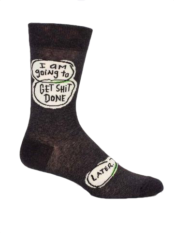 Get Shit Done - Blue Q Socks (360x480)