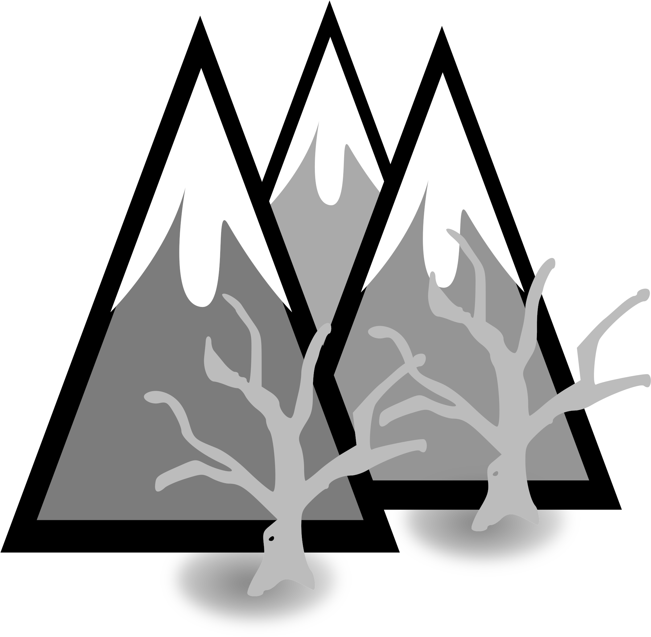 Forest Mountains - Icon (2400x2400)