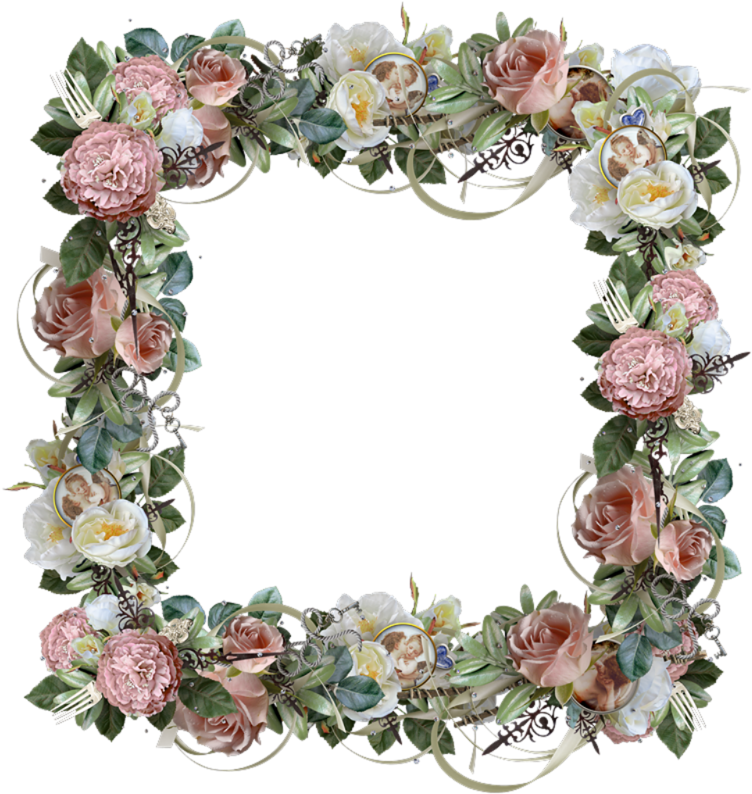 Flower Frame - Picture Frame (757x800)